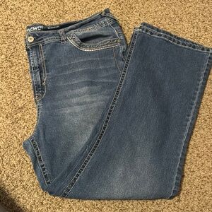 Distressed Wallflower Blue Jeans